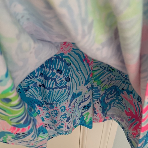 Womens Lilly Pulitzer NWT Alessa Romper. Print is Sink or Swim. Size small. - Picture 3 of 8